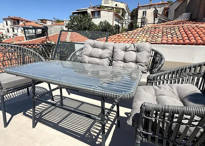 Lägenhet Sea&lesbos View Duplex, Courtyard&rooftop, *