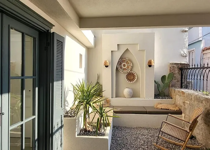 Sea&lesbos View Duplex, Courtyard&rooftop, Ayvalı