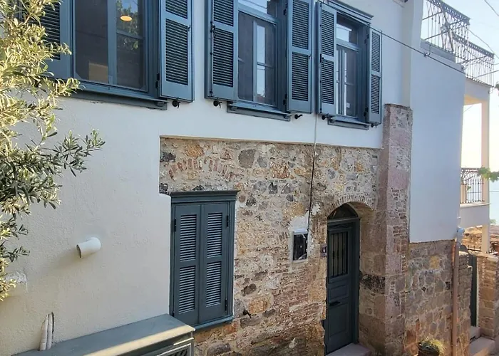 Lägenhet Sea&lesbos View Duplex, Courtyard&rooftop,